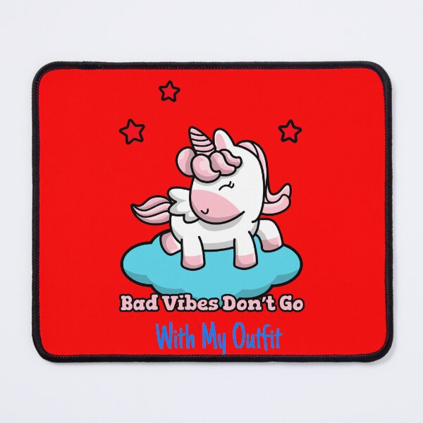 Item preview, Bad Vibes Dont Go with My Outfit designed and sold by Echo Aesthetics.