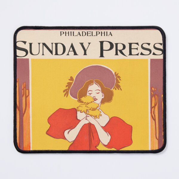 Item preview, PHILADELPHIA SUNDAY PRESS Wonderful Base Ball Novelty Free 1890 Magazine Advertisement Poster by George Reiter Brill designed and sold by retroposters.