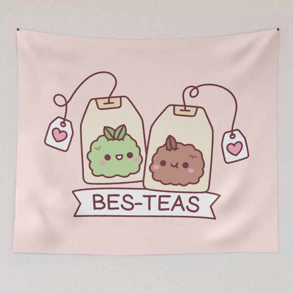 Item preview, Cute Teabags Tea Leaves Bes Teas Besties designed and sold by rustydoodle.