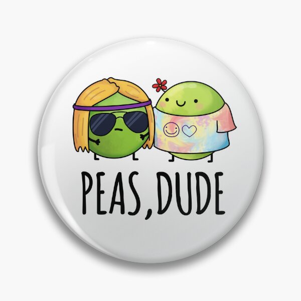 Item preview, Peas Dude Funny Veggie Pea Puns  designed and sold by punnybone.