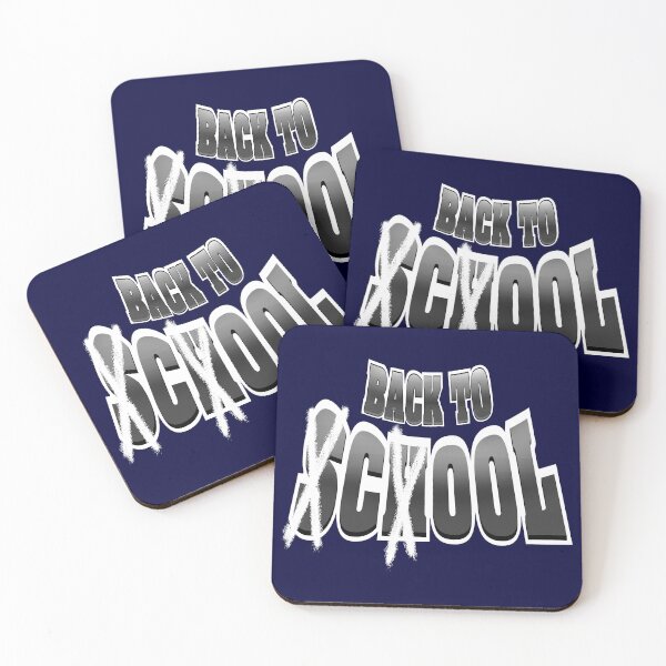Item preview, Back to school. Cool. Back to cool. Be cool. Stay cool. BW designed and sold by studiohfy.