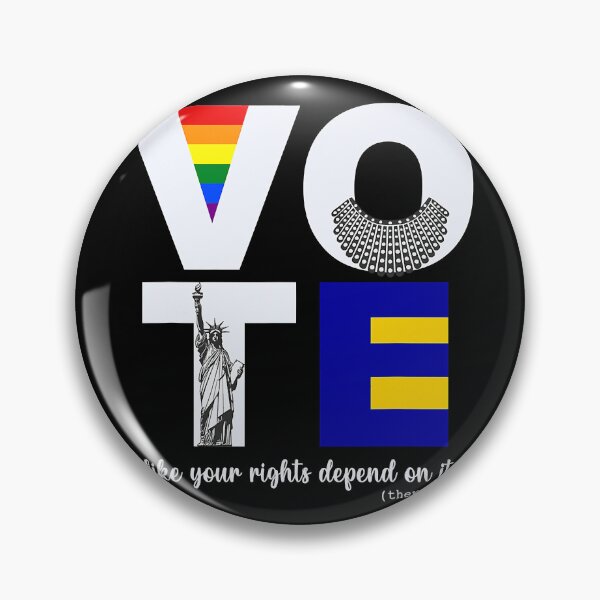 Item preview, Vote Dissent Collar Statue of Liberty Pride Flag Equality designed and sold by nedrae.