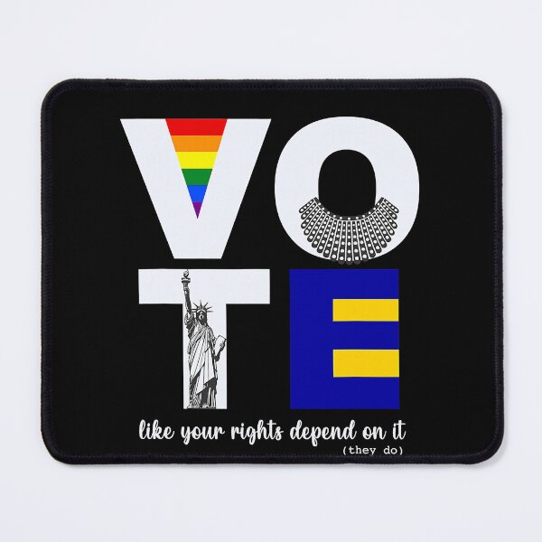 Item preview, Vote Dissent Collar Statue of Liberty Pride Flag Equality designed and sold by nedrae.