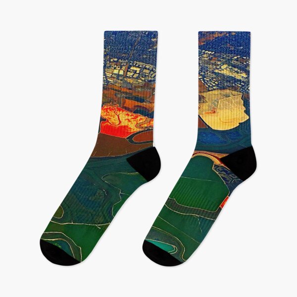 Item preview, Abstract landscape view over east San Fansisco by Iritof designed and sold by iritof.