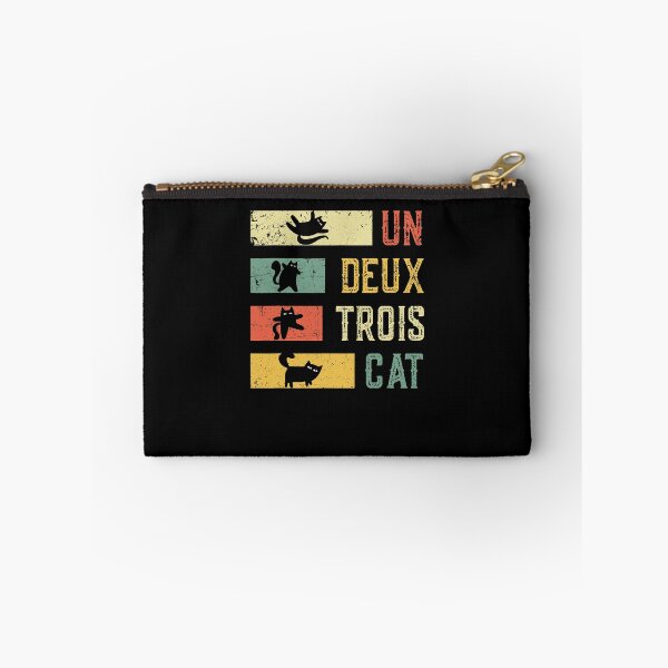 Item preview, Vintage retro Un Deux Trois Cat Funny Cat Lover  designed and sold by nedrae.