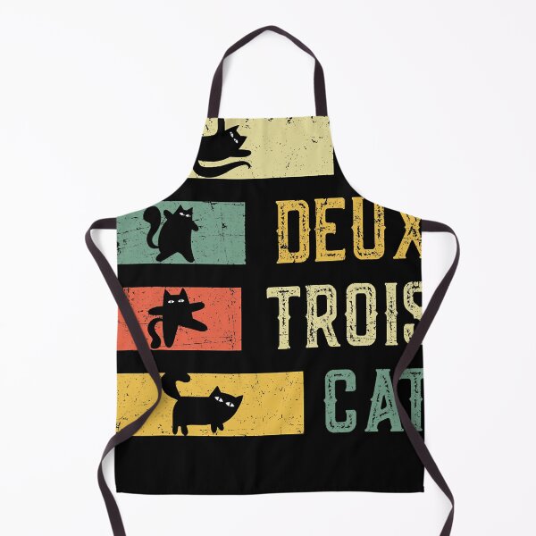 Item preview, Vintage retro Un Deux Trois Cat Funny Cat Lover  designed and sold by nedrae.