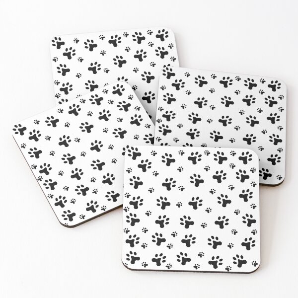 Item preview, Repeating paw print pattern - second type designed and sold by ODINDISA.