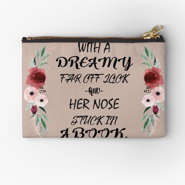 Bookish Zipper Pouch