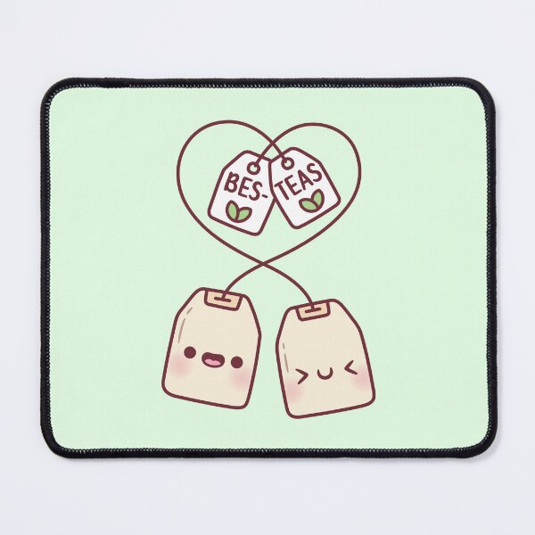 Item preview, Cute Teabags Forming Heart Bes Teas Besties designed and sold by rustydoodle.