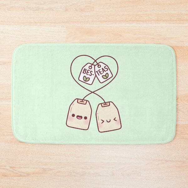 Item preview, Cute Teabags Forming Heart Bes Teas Besties designed and sold by rustydoodle.