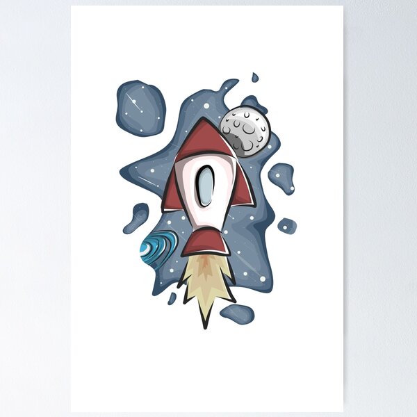 Item preview, Rocket designed and sold by Dhanyelaaa.