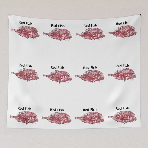 Item preview, Red Fish designed and sold by Corinne Basabe.