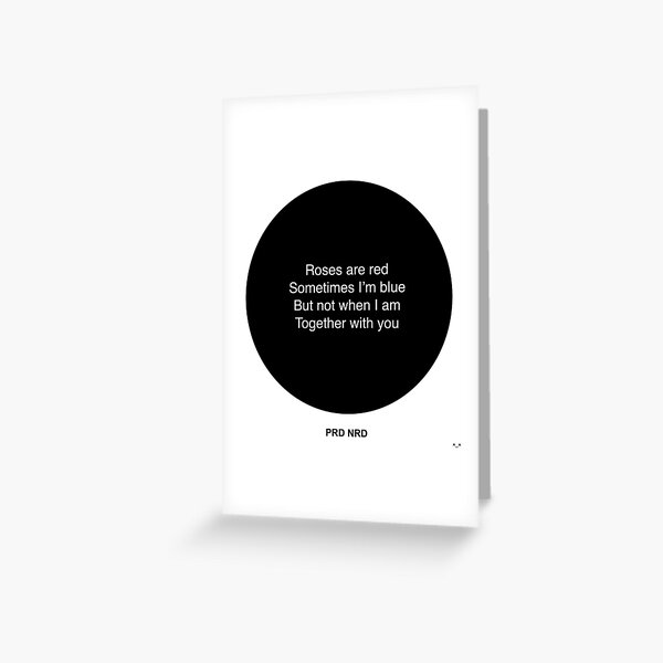 Love poem Greeting Card
