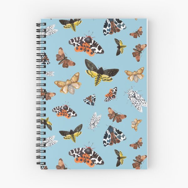 Item preview, Colorful Watercolor Assorted Moth Seamless Pattern designed and sold by Happy Puppy Print On Demand.