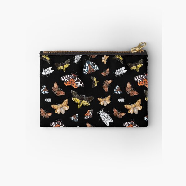 Item preview, Colorful Watercolor Assorted Moth Seamless Pattern designed and sold by Happy Puppy Print On Demand.