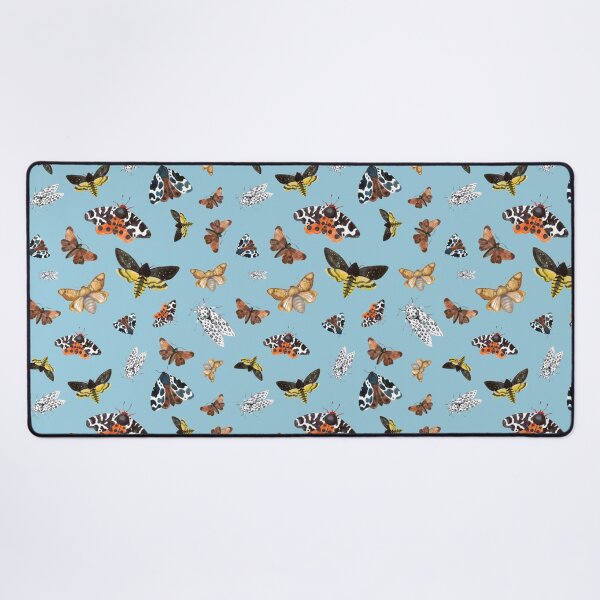 Item preview, Colorful Watercolor Assorted Moth Seamless Pattern designed and sold by Happy Puppy Print On Demand.