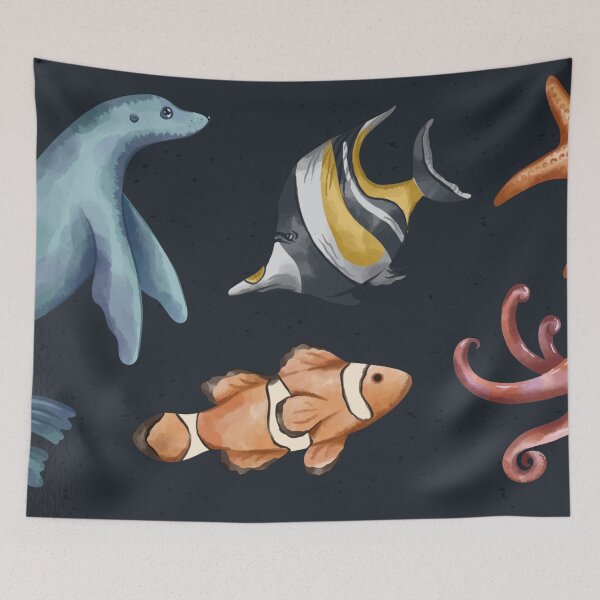 Item preview, sea creatures, ocean designed and sold by DerSenat.