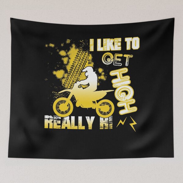 Item preview, Dirt Bike I Like To Get High Really High designed and sold by UnknownArtistt.