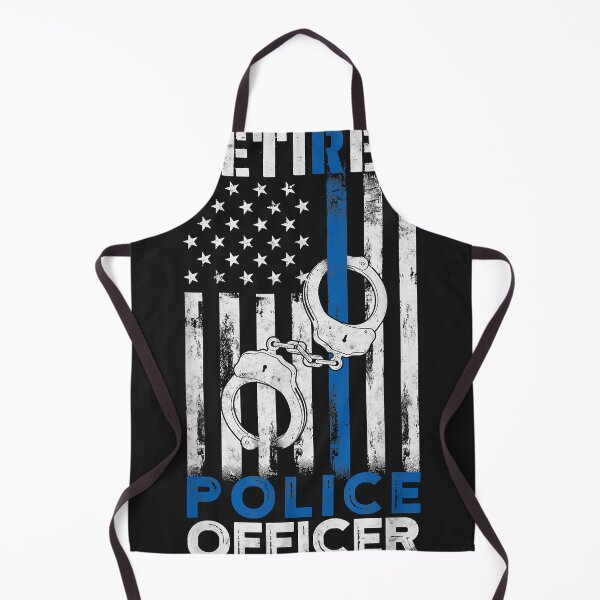 Item preview, Retired Police Officer gift Thin Blue Line American USA Flag  designed and sold by Patriivera.