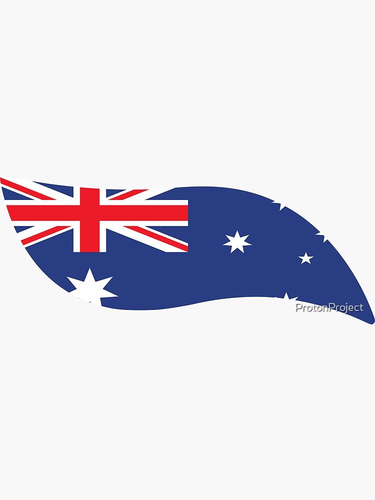 "Toothpaste Australia Flag" Sticker for Sale by ProtonProject Redbubble