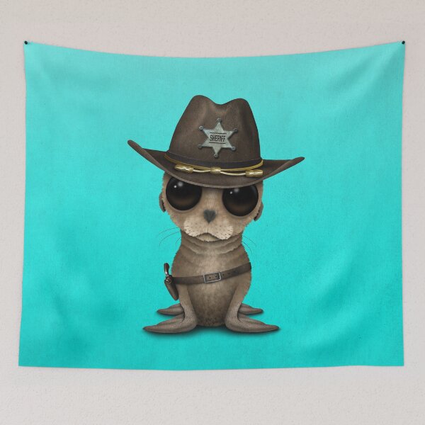 Item preview, Cute Baby Sea Lion Sheriff designed and sold by JeffBartels.