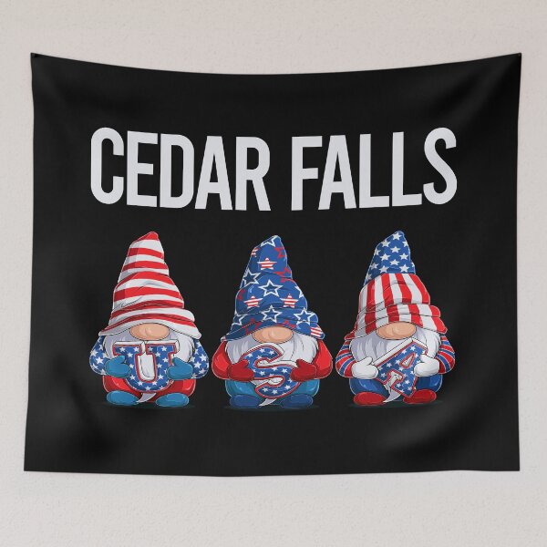 Item preview, Happy USA Gnomes Cedar Falls designed and sold by xaviajames9.