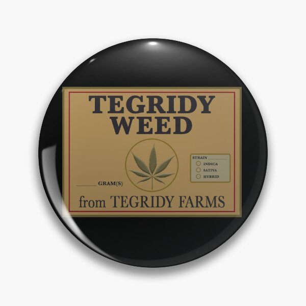 Item preview, Tegridy Weed From Tegridy Farms Label Parody  Sticker designed and sold by Mioeslph920.