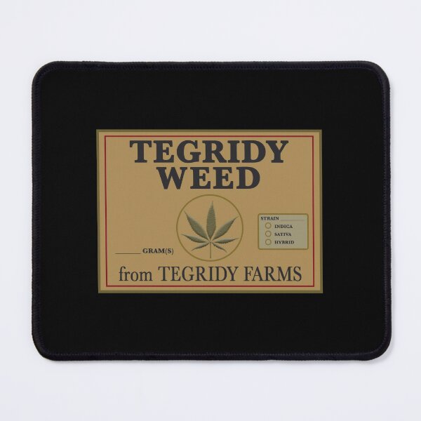 Item preview, Tegridy Weed From Tegridy Farms Label Parody  Sticker designed and sold by Mioeslph920.