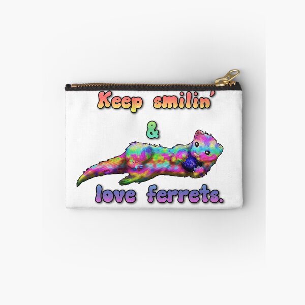 Item preview, Keep Smilin' and Love Ferrets designed and sold by Fennic.