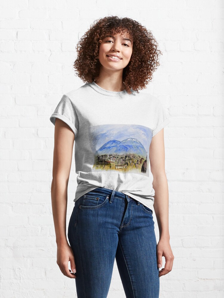 Alternate view of Snow Capped Vesuvio Classic T-Shirt