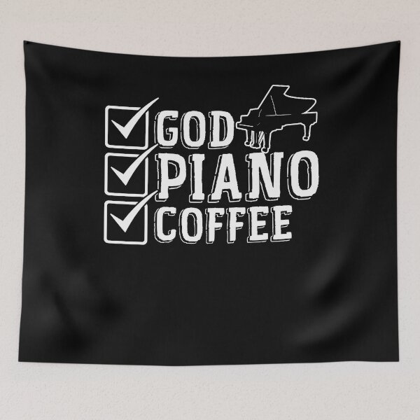 Item preview, God Piano And Coffee designed and sold by UnknownArtistt.