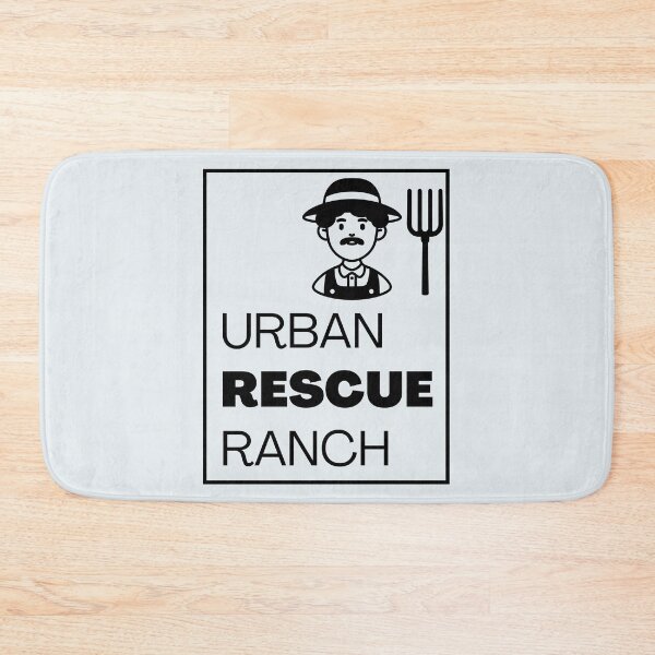 Item preview, Urban Rescue Ranch Monochrome Black designed and sold by RandomDel.