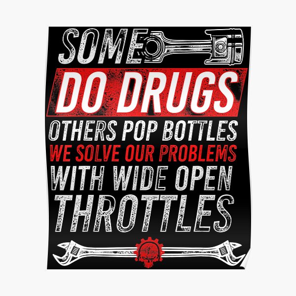 "Wide Open Throttle Car Or Truck Racing" Poster for Sale by NataSaic