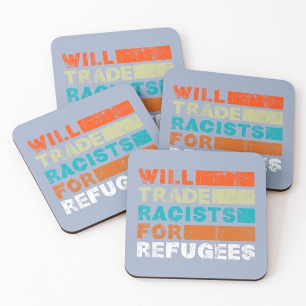 Item preview, Will Trade Racists For Refugees Welcome Refugees designed and sold by NataSaic.