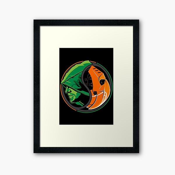 Arrow Slade Yin Yang Framed Art Print