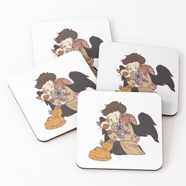 Item preview, Castiel and Kittens V2 designed and sold by askteamfreewill.