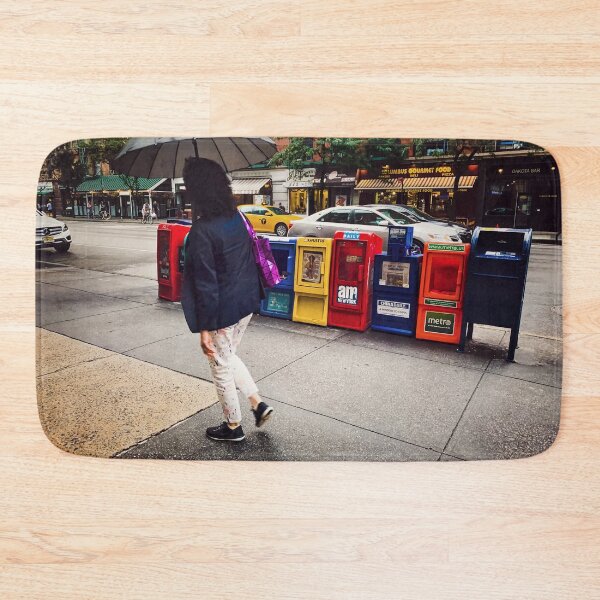 Item preview, Rainy Day Woman Street Upper West Side Manhattan NYC designed and sold by eleonoraingrid.