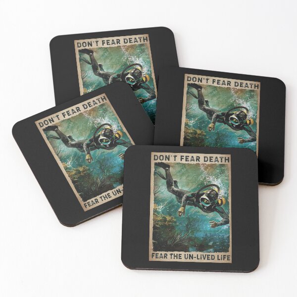 Item preview, Don't fear death fear the unlived life diving lover designed and sold by sellexxf69.