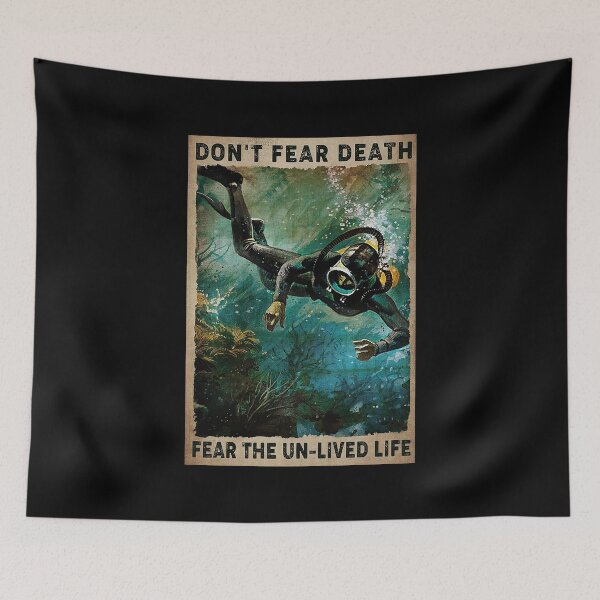 Item preview, Don't fear death fear the unlived life diving lover designed and sold by sellexxf69.