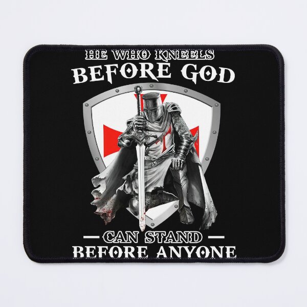 Item preview, Warrior He Who Kneels Before God Can Stand Anyone designed and sold by Adam Alomari.