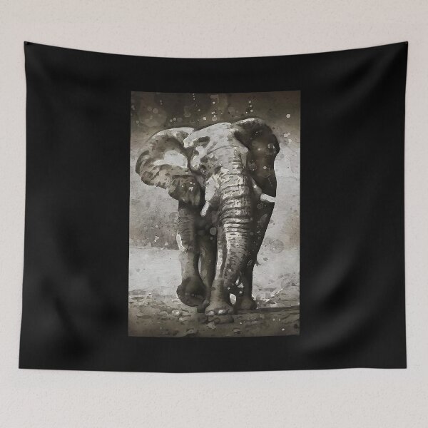 Artikelvorschau, Elefant-Kunst entworfen und verkauft von Alexanderhishop.