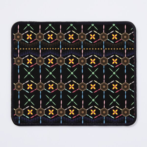 Item preview, Abstract Patterns On Ceramic Tile With Flowers designed and sold by JohnMavis.