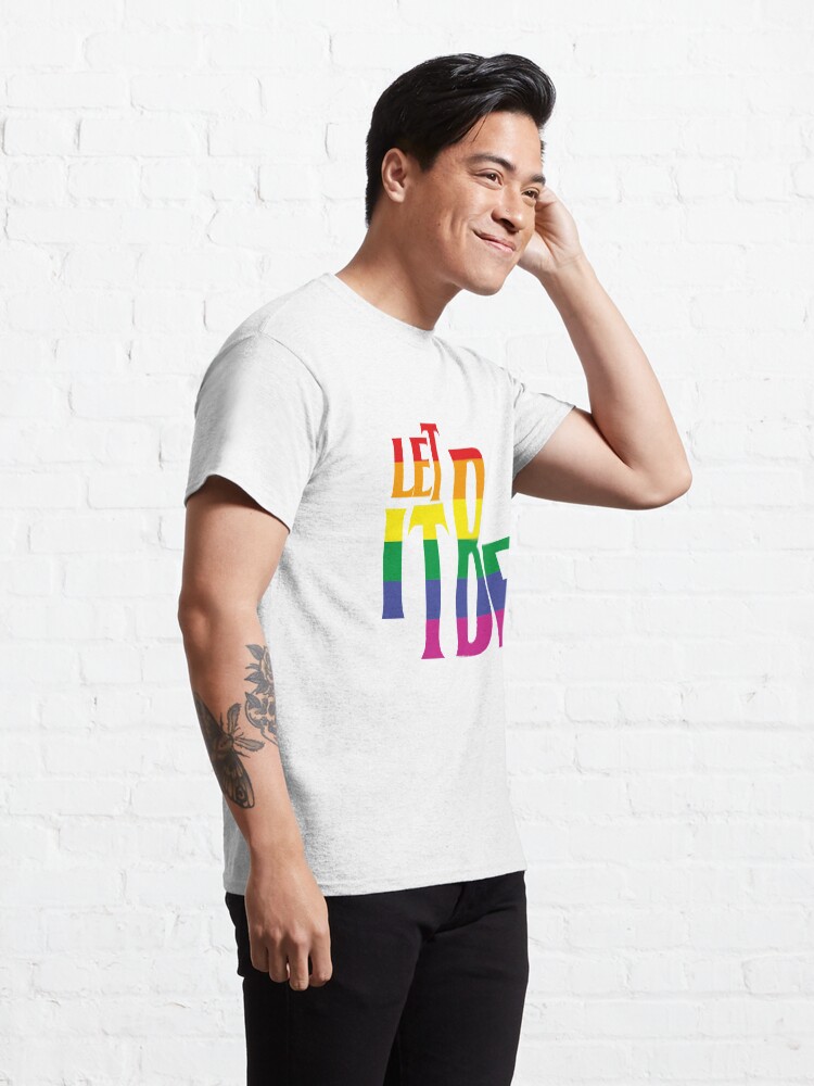 Vista alternativa de Camiseta clásica LET IT BE PRIDE