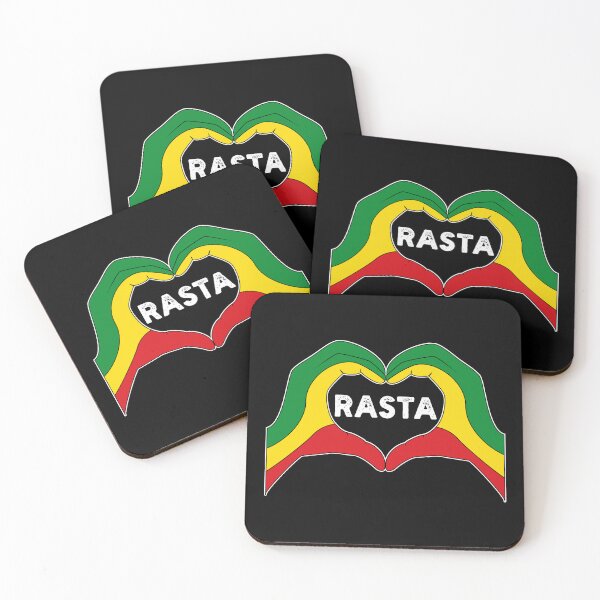 Item preview, Rasta Heart Hands Reggae Colors designed and sold by designandclouds.