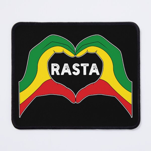 Item preview, Rasta Heart Hands Reggae Colors designed and sold by designandclouds.