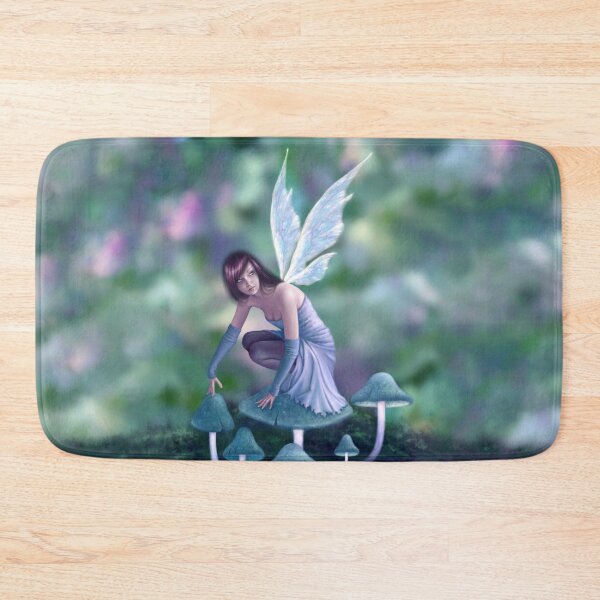 Item preview, Periwinkle Mushroom Fairy designed and sold by silverstars.