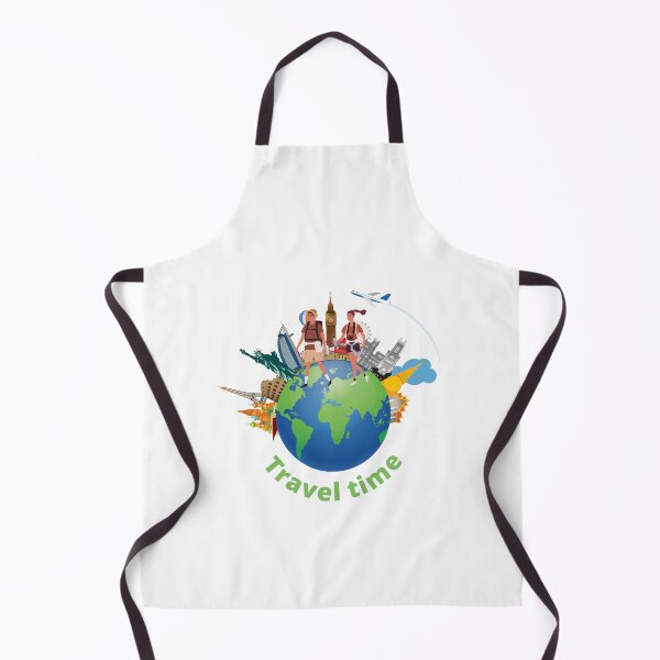Item preview, Travel Time, Travel, Vacation, Summer, Suitcase, Luggage, European Cities, Paris, London, Rome designed and sold by WORLD-SOFIA.