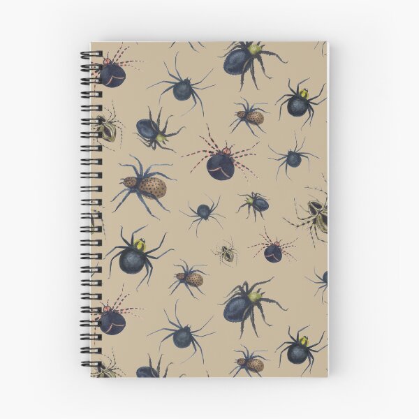 Item preview, Colorful Watercolor Assorted Spider Seamless Pattern designed and sold by Happy Puppy Print On Demand.