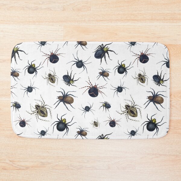 Item preview, Colorful Watercolor Assorted Spider Seamless Pattern designed and sold by Happy Puppy Print On Demand.