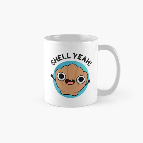 Item preview, Shell Yeah Funny Seashell Puns  designed and sold by punnybone.